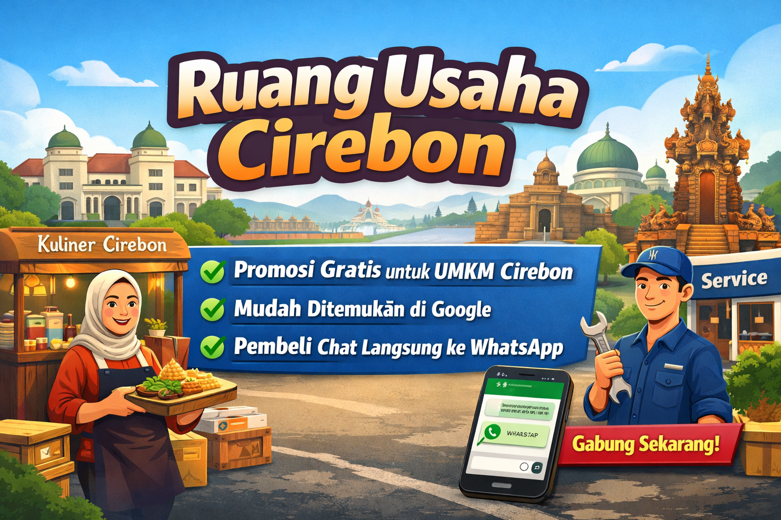Ruang Sewa Usaha Digital Gratis di Cirebon