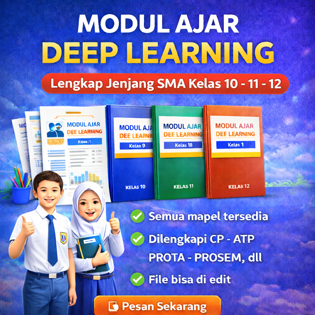Perangkat Ajar Deep Learning SMA Lengkap Semua Mata Pelajaran - Pendidikan